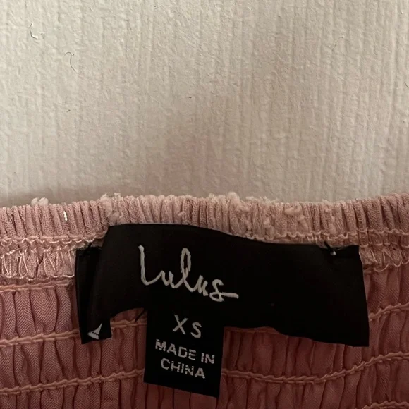 Lulus Loveliest Looks Blush Pink Floral Jacquard Tie-Strap Mini Dress - Picture 8 of 9